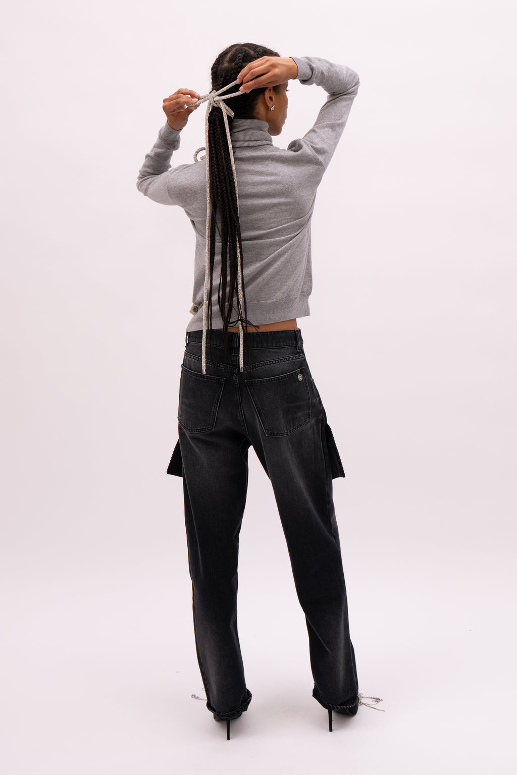 Hotfix Thigh Slash Jean