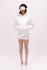Wrapped Satin Mini Skirt