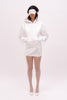 Wrapped Satin Mini Skirt