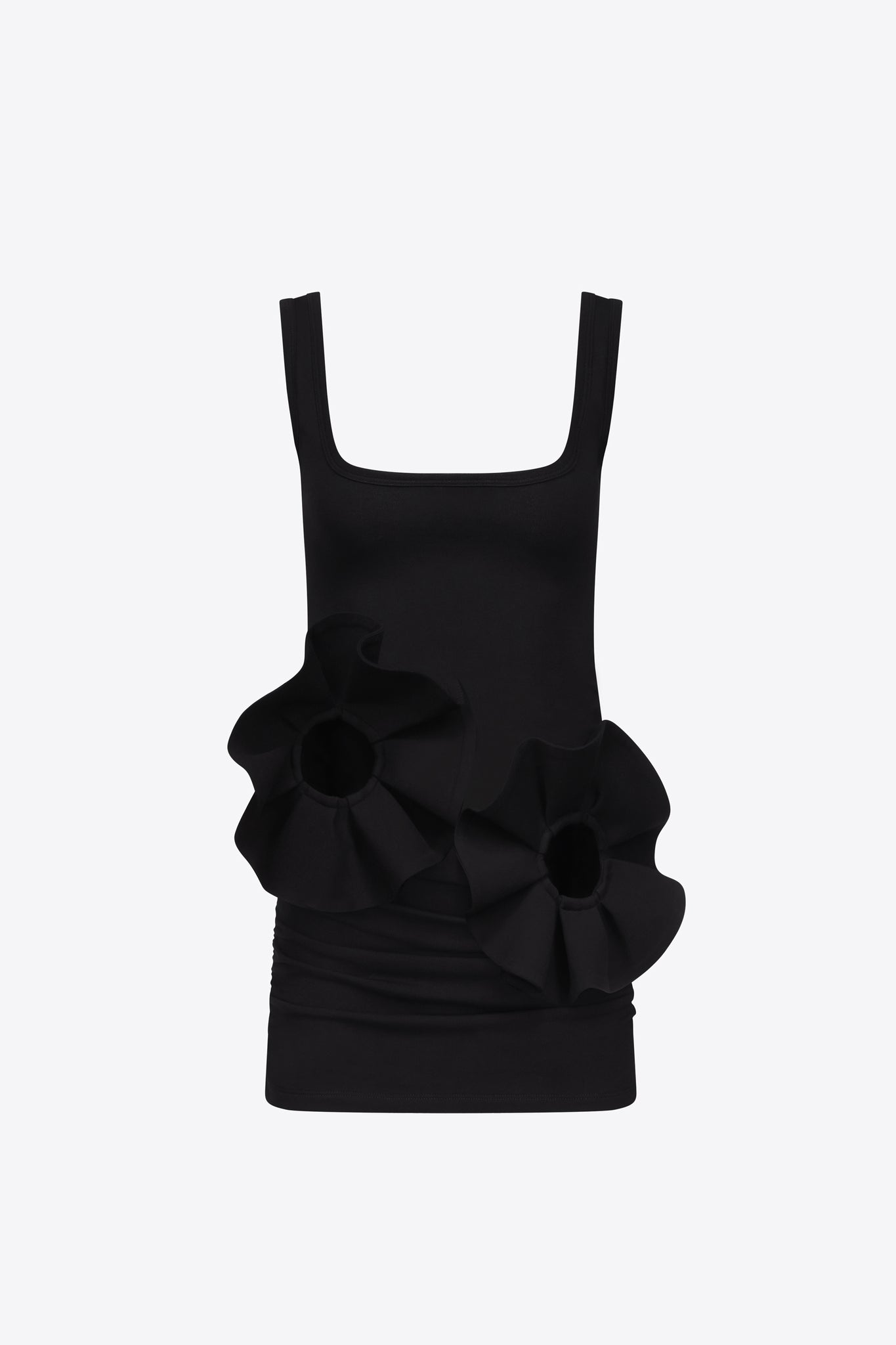 Ruffle Flower Tank Dress