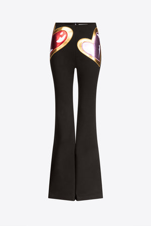 Colorblock Heart Gem Pant