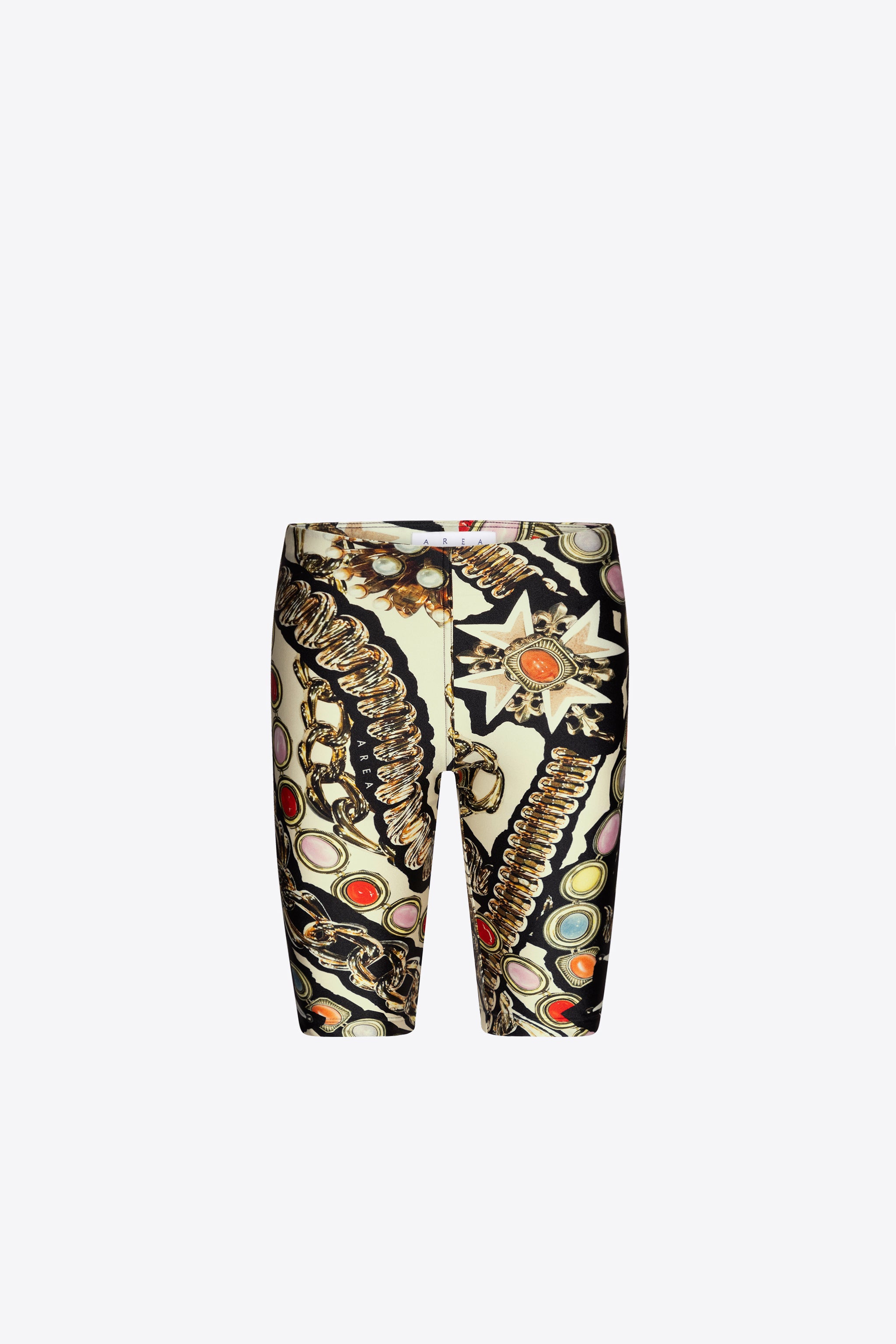 Gemstone Chain Printed Biker Short – AREA