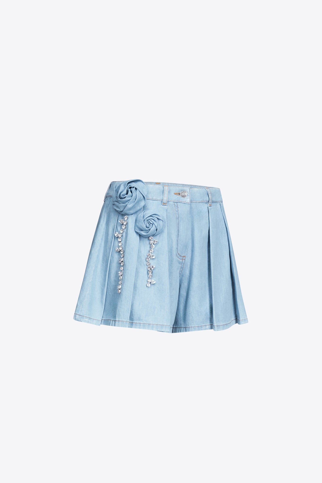 Crystal Rosette Skort