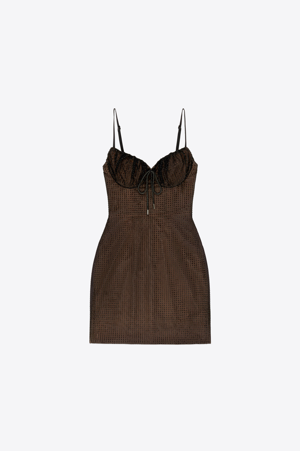 Crystal Hotfix Mini Dress