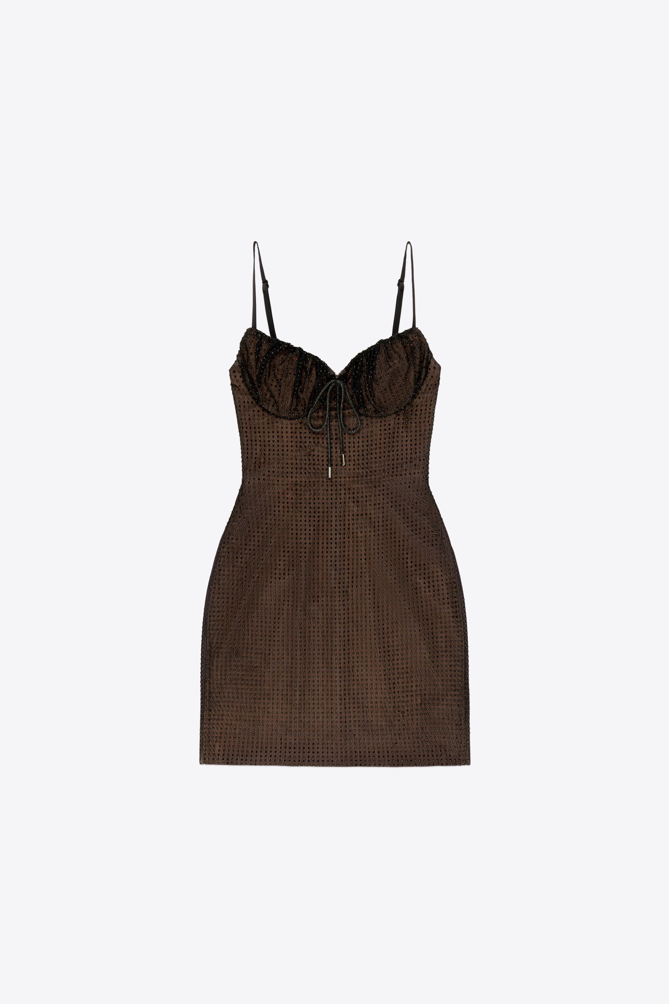 Crystal Hotfix Mini Dress