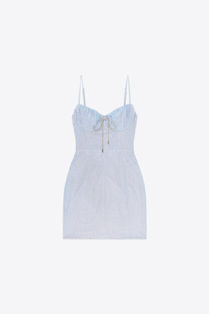 Crystal Hotfix Mini Dress