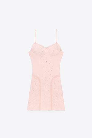 Girly Rib Knit Mini Dress – AREA