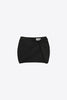Wrapped Satin Mini Skirt
