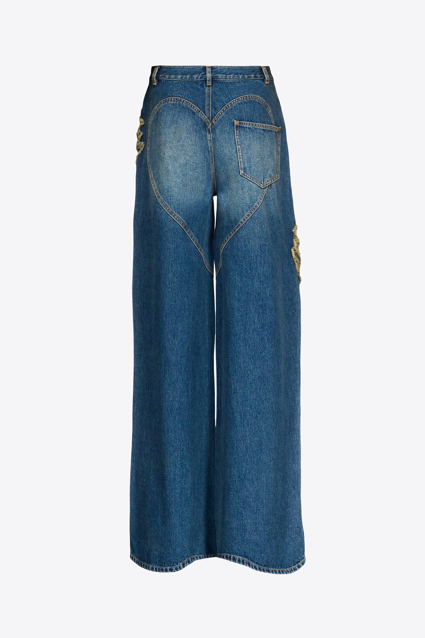 Claw Cutout Relaxed Jean