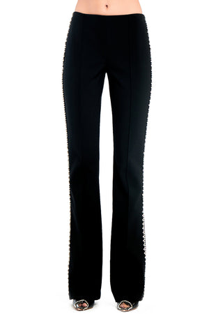 Slim Flair Pant with Crystal Stitch Trim